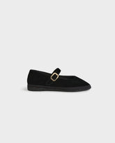 Ella Silk Velvet Mary Jane - Ballet Flats & Slippers | 