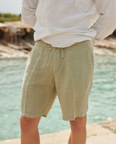 Washed Linen Positano Shorts - Men's Summer Sale | 