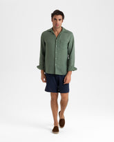 Washed Linen Panama Shirt | 
