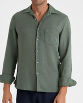 Washed Linen Panama Shirt - Men’s Shirts | 