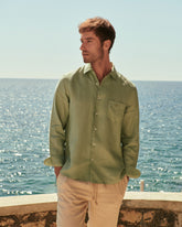 Washed Linen Panama Shirt | 