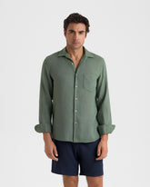 Washed Linen Panama Shirt - Men’s Shirts | 