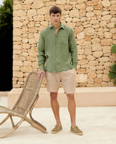 Washed Linen Positano Shorts | 
