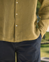 Washed Linen Panama Shirt - Men's Summer Sale|Clothing | 