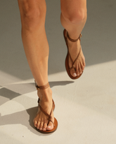 Kate Leather Knot Sandals - Leather Sandals | 