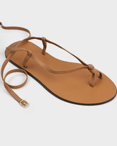 Kate Leather Knot Sandals | 