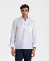Linen Nassau Polo Shirt - Men’s Shirts | 