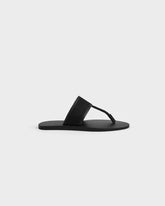 Be Canvas & Leather Thong Sandals - Leather Sandals | 