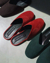 Tom Soft Suede Babouche - Women’s Mules | 