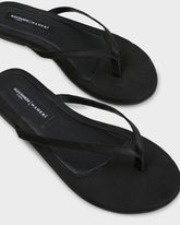 Phoebe Satin Thong Sandals | 