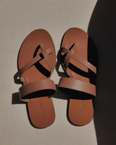 Mia Slide Leather Sandals | 