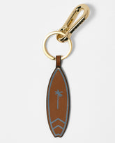Leather Surf Keyring | 
