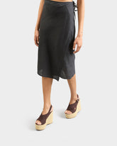 Cleo Suede Chunky Crossover Wedge | 