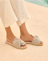 Organic Hemp Sandals With Knot - Women's Summer Sale|Shoes | 