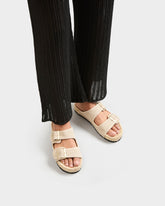 Manebí natural nordic sandals in organic hemp | 