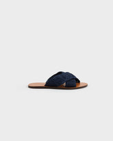 Raffia Leather Sandals - Leather Sandals | 