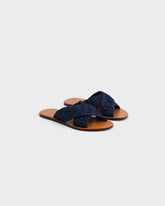 Raffia Leather Sandals - Leather Sandals | 
