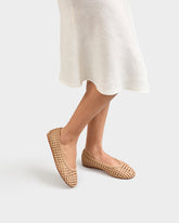 Leather Woven Ballet Flats - Women's Bestsellers | 