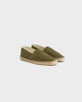 Espadrillas in Pelle Scamosciata con Punta Quadrata - Scarpe Uomo | 
