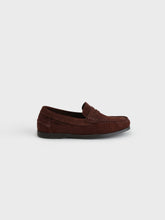 Suede Penny Loafers - R57KD - Hamptons - Cocoa | 
