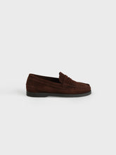Suede Penny Loafers - R57KL - Hamptons - Cocoa | 