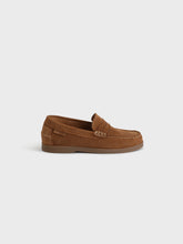 Suede Penny Loafers - Women's Shoes | 