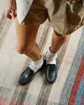 Leather Penny Loafers - Women's Shoes | 