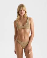 Seersucker Surf Bralette Bikini - Seersucker Fever | 