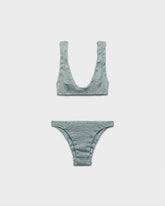 Seersucker Surf Bralette Bikini - Seersucker Fever | 