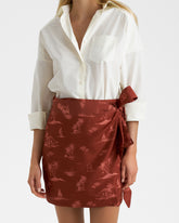 Printed Silk Lipso Skirt - Women’s Skirts | 