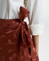 Printed Silk Lipso Skirt - Women’s Skirts | 