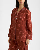 Printed Silk Natal Shirt - Women’s Tops & Shirts | 