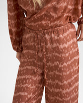 Printed Silk Marbella Trousers - Women’s Pants & Shorts | 