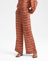 Printed Silk Marbella Trousers - Women’s Pants & Shorts | 
