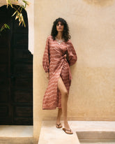 Printed Silk Galapagos Dress | 