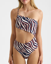 Cut-Out One-Shoulder One-Piece - One-Piece | 
