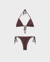 Charm Ring Triangle Bikini – Plum | Manebí | 