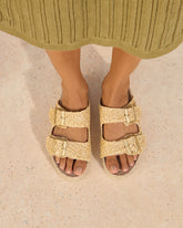 Raffia Nordic Sandals - Women's Summer Sale | 