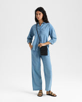 Natural Raffia Isla Pocket | 