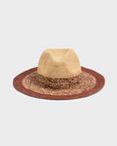 Raffia Cayo Hat - V64XO - Natural Brown Mélange | 