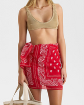 Printed Cotton Arielle Sarong - Women’s Skirts | 