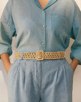 Weaving Raffia Belt - Women's Belts | 