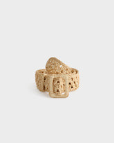 Weaving Raffia Belt - Women's Belts | 