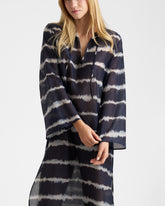 Printed Silk Cotton Voile Oceane Dress - Women's Clothing Collection | 