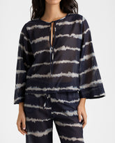 Printed Silk Cotton Voile Aventura Shirt - Women’s Tops & Shirts | 