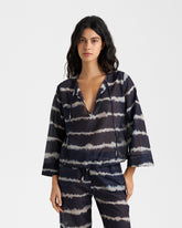 Printed Silk Cotton Voile Aventura Shirt - Women’s Tops & Shirts | 