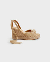 Soft Suede Wedge Espadrilles With Knot - Women's Bestsellers | 