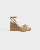 Suede Three Bands Wedge Espadrilles - Women's Bestsellers | 