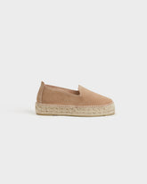 Manebí vintage taupe double sole espadrilles in suede | 