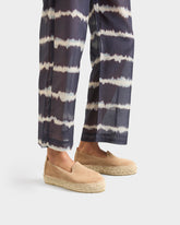 Manebí vintage taupe double sole espadrilles in suede | 